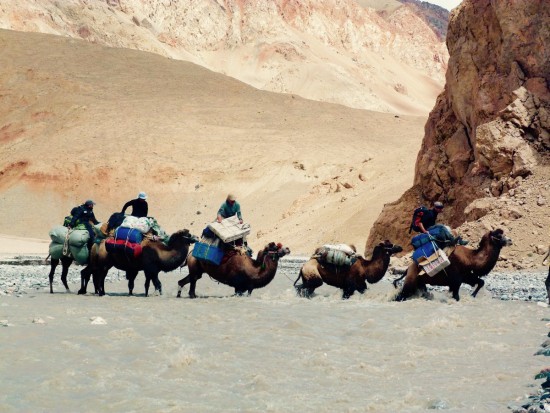 Glacial lake western China