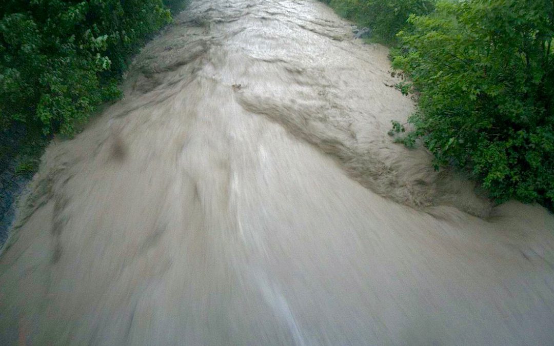 Flood warning Zulg