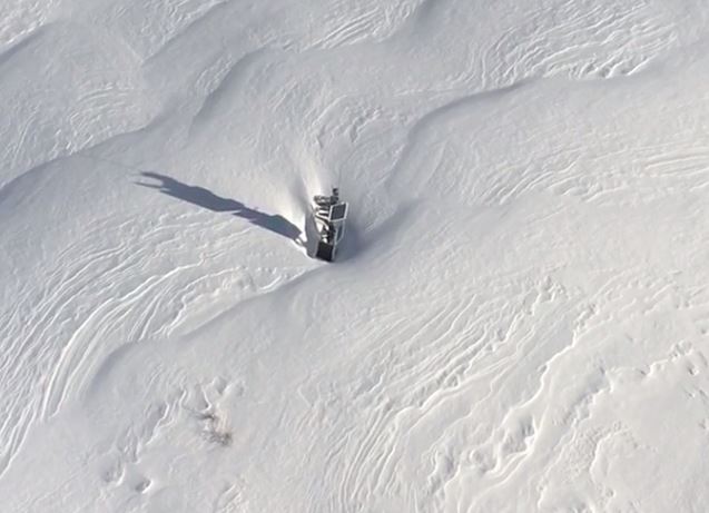 Stromversorgung bei eisigen Temperaturen und meterweise Schnee