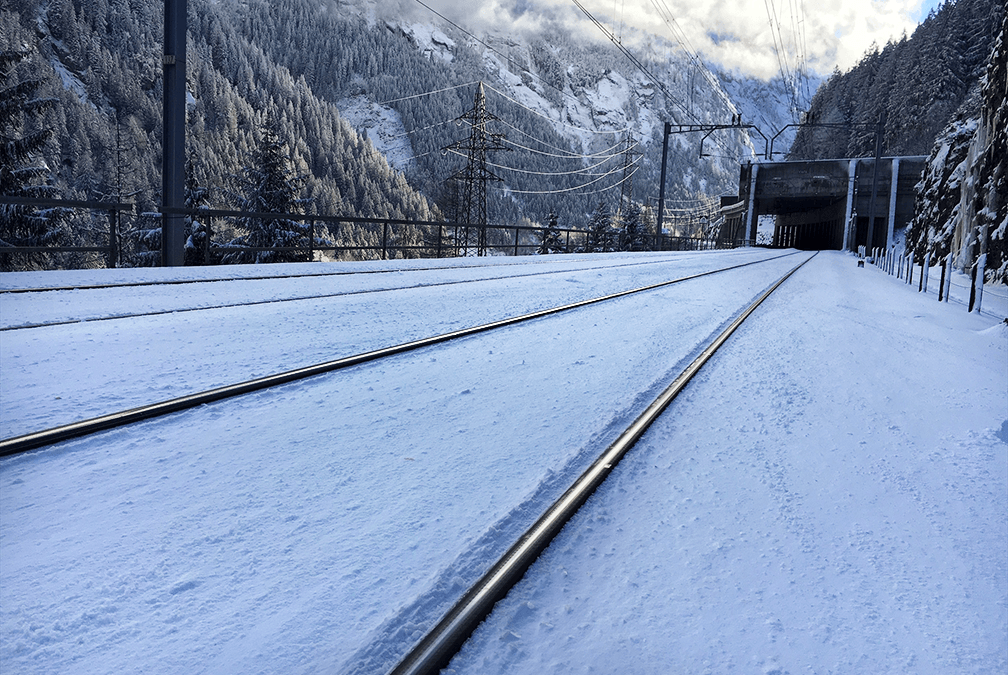 Snow depth profile Gotthard