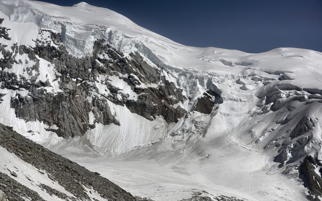 Eisabbruch am Triftgletscher mit Bildanalyse früh erkannt