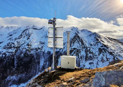 Lawinenradar Col du Pourtalet, Pyrenäen