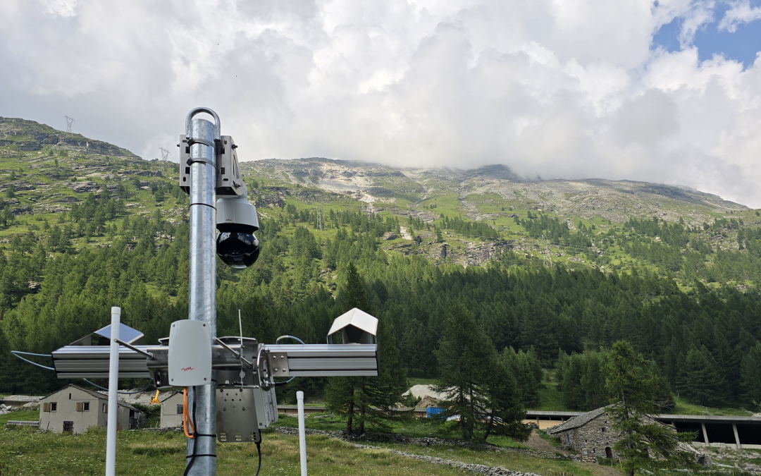 Überwachungssystem am Simplonpass